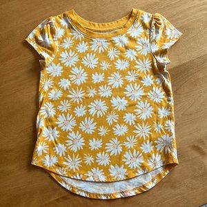 Yellow Daisy Tee Shirt 5T